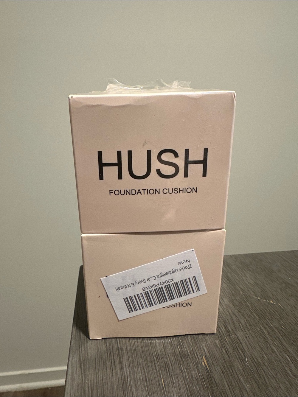 HUSH Foundation Cushion - Natural Color & Ivory White (2 pack)